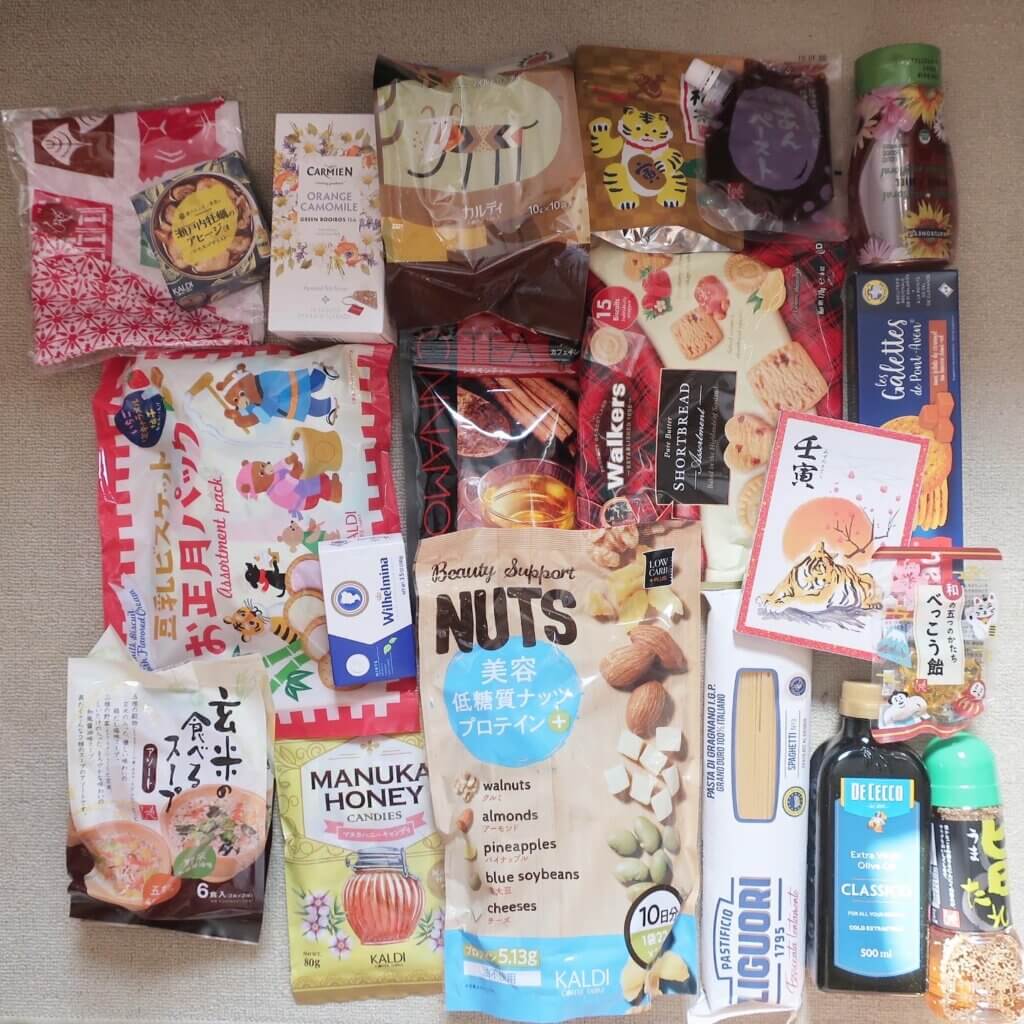 KALDI 食品福袋2022 福袋22　ネタバレ　開封ブログ