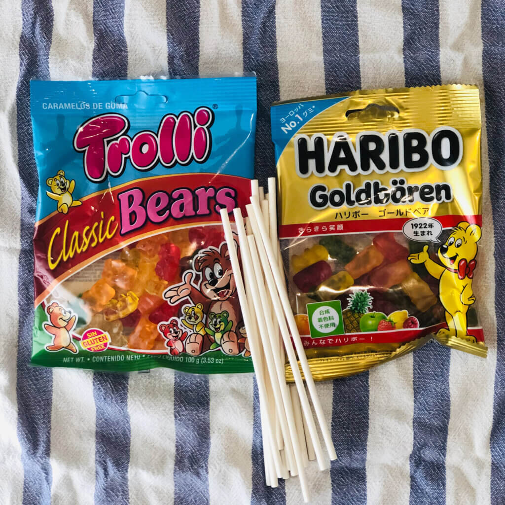 Haribo と Trolli グミはグミになった おうちおやつ失敗 Lee