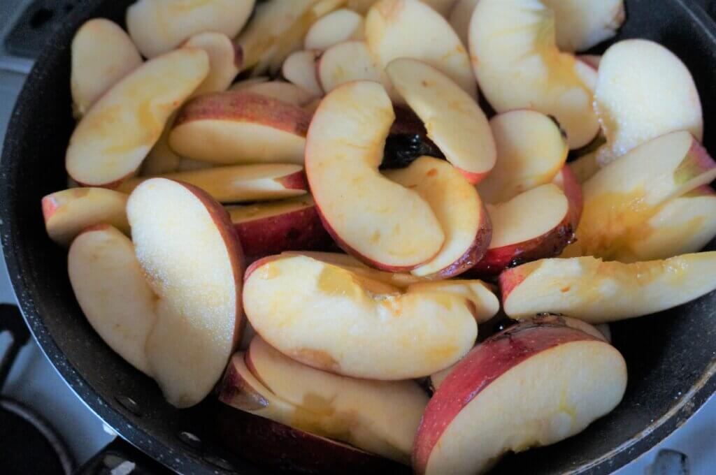 りんご　りんごのキャラメル煮　きのう何食べた