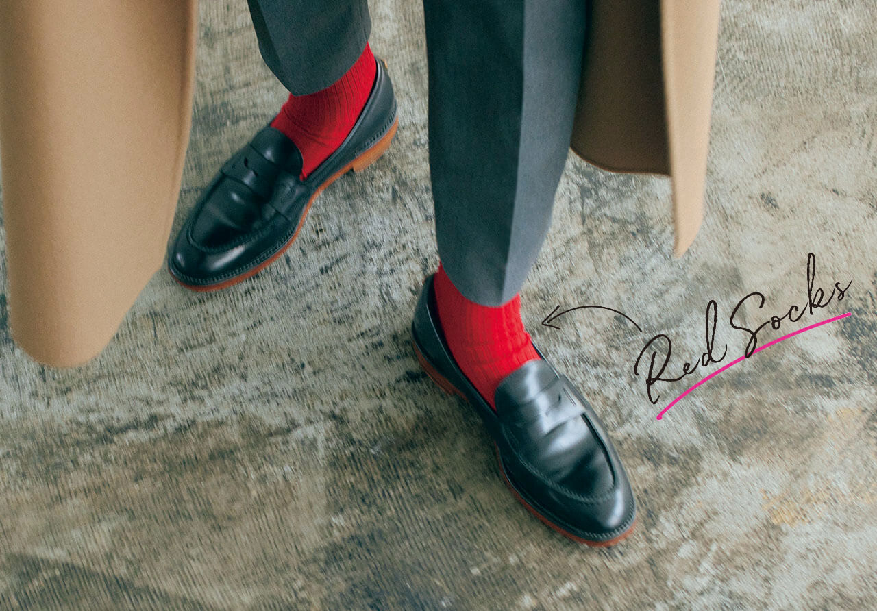 Red Socks ソックス￥2970／真下商事（パンセレラ）