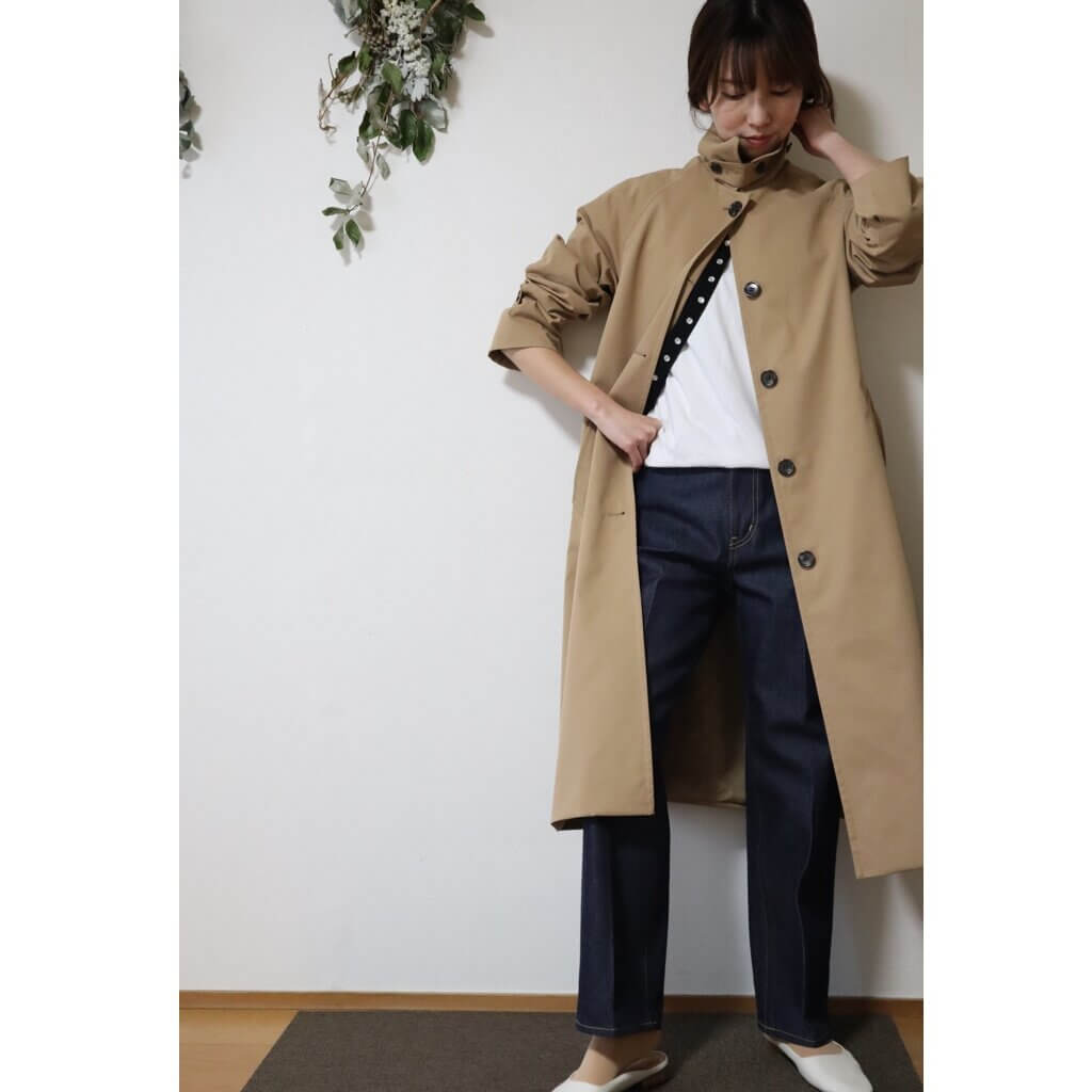 GU ジーユー コート メンズ Ｌサイズ 春 ステンカラー オーバーサイズ