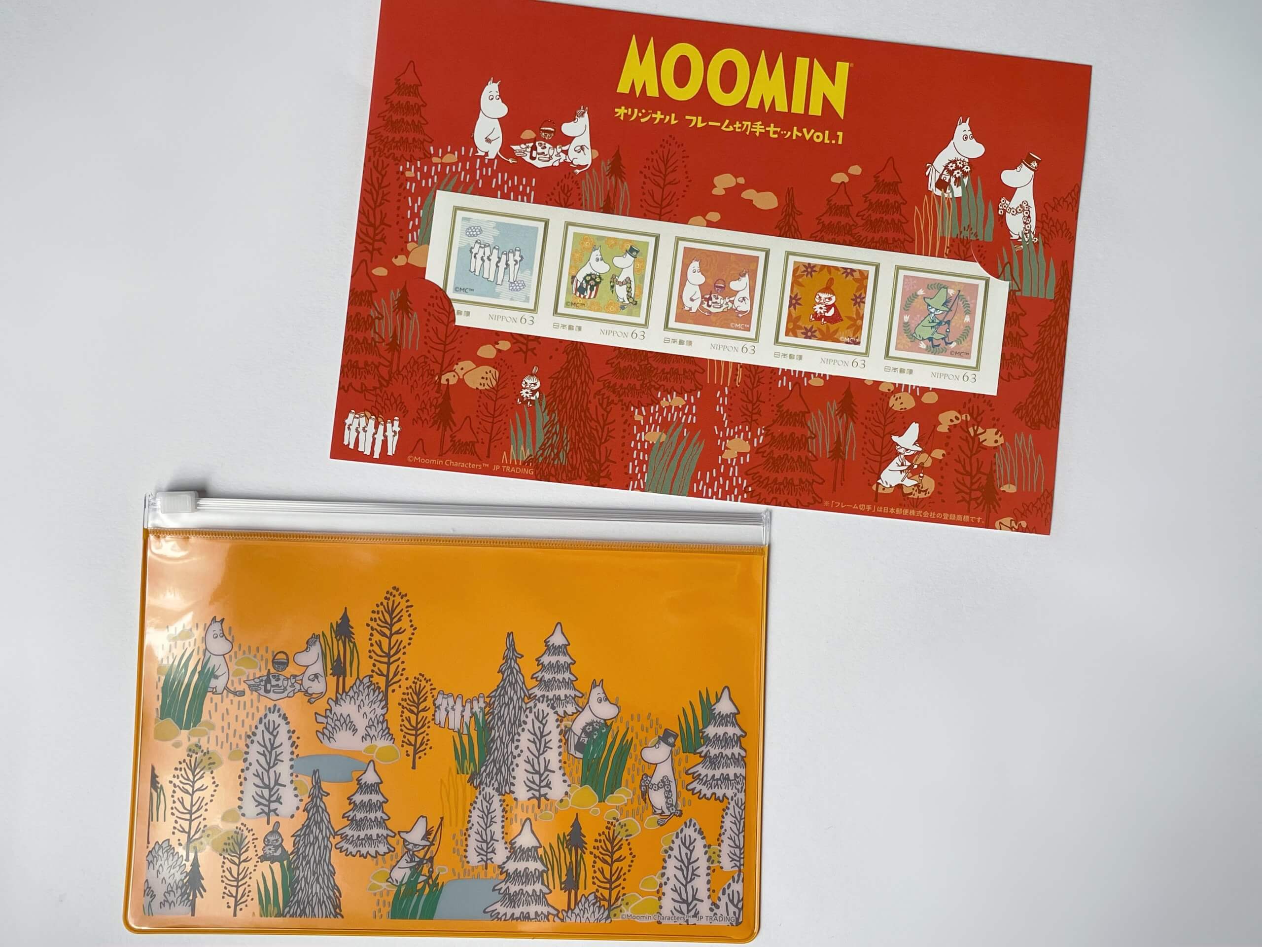 郵便局　ムーミン　コラボ　MOOMIN オリジナル フレーム切手セット Vol.1