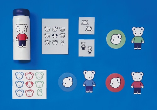 ステンレスボトル、アイロンワッペンなど