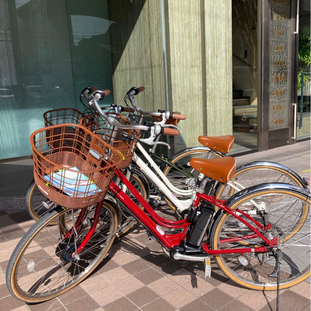京都ecoトリップ四条烏丸店の電動アシスト付き自転車