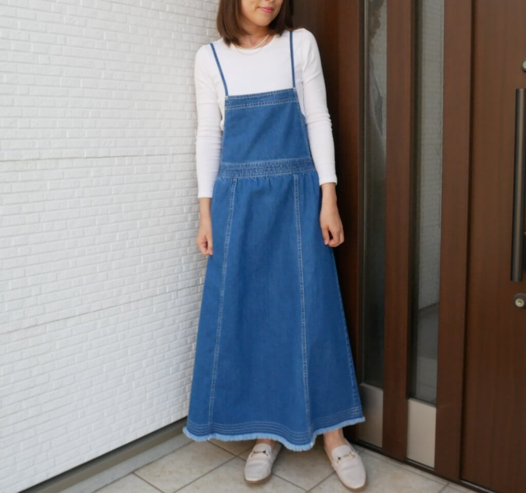 レディースfortune tarot編み上げジャンパースカート
