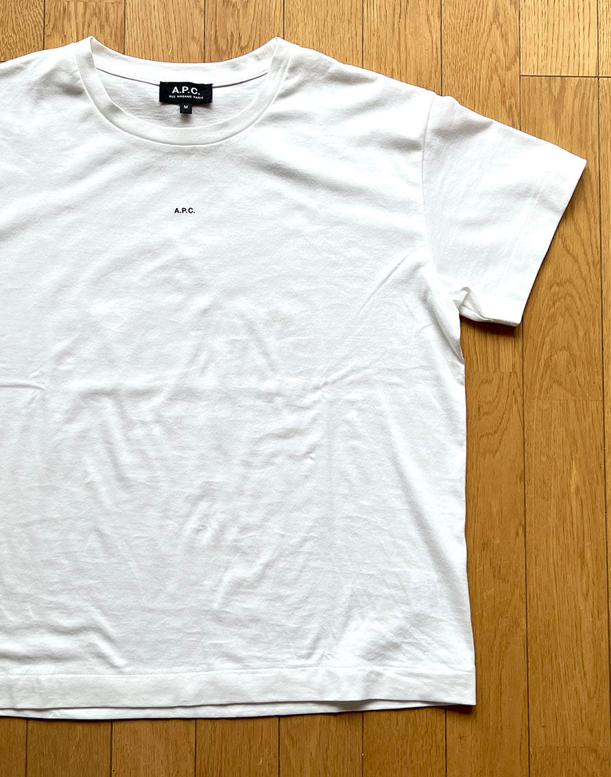 A.P.C.のロゴ白Tシャツが可愛い♡親子リンクも！】「 12closet大人