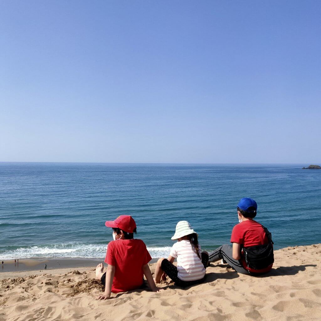 鳥取砂丘　海