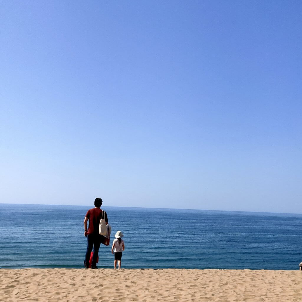 鳥取砂丘　日本海