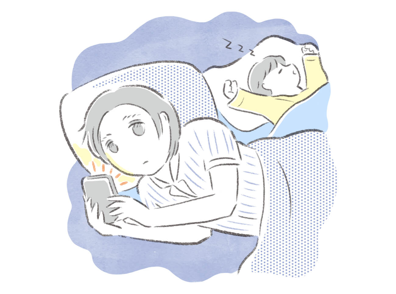 睡眠不足の悪習慣２スマホ