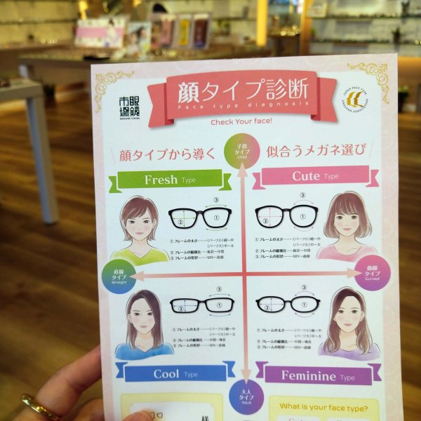 眼鏡市場　顔タイプ診断