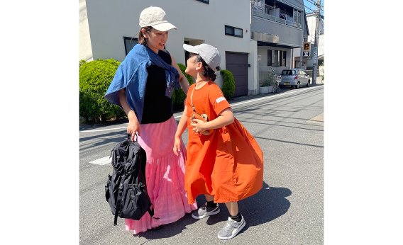 徳永千夏さん親子