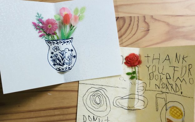 飛び出す父の日カード