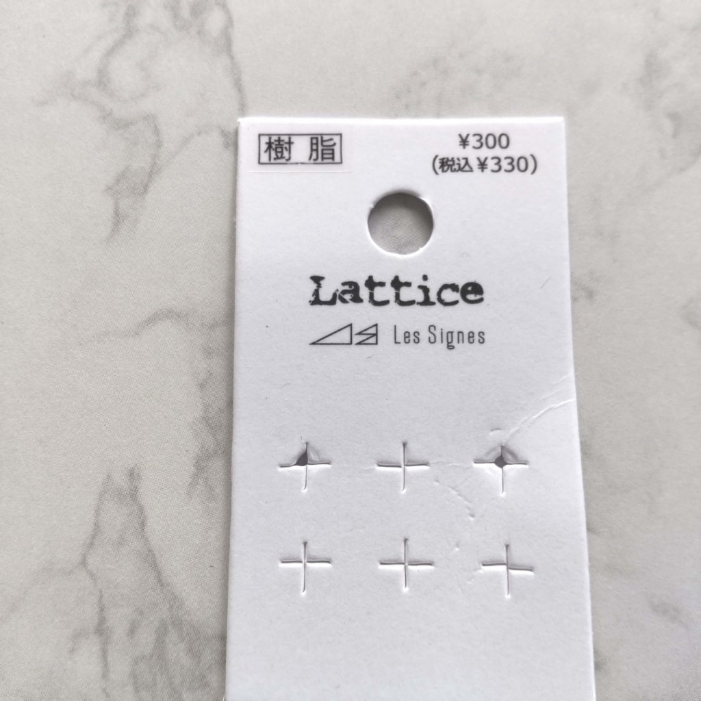 プチプラ　ピアス　Lattice