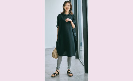 ワンピ、レギンス、サンダルで暑い夏を心地よく過ごせるおすすめのアイテム3選