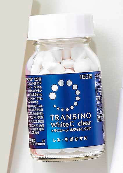 トランシーノ ホワイトCクリア（第3類医薬品） 120錠（30日分）￥2860（編集部調べ）／第一三共ヘルスケア