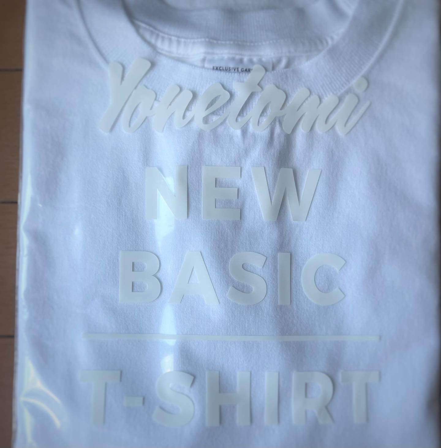 写真：「Yonetomi NEW BASIC T-SHIRT」白