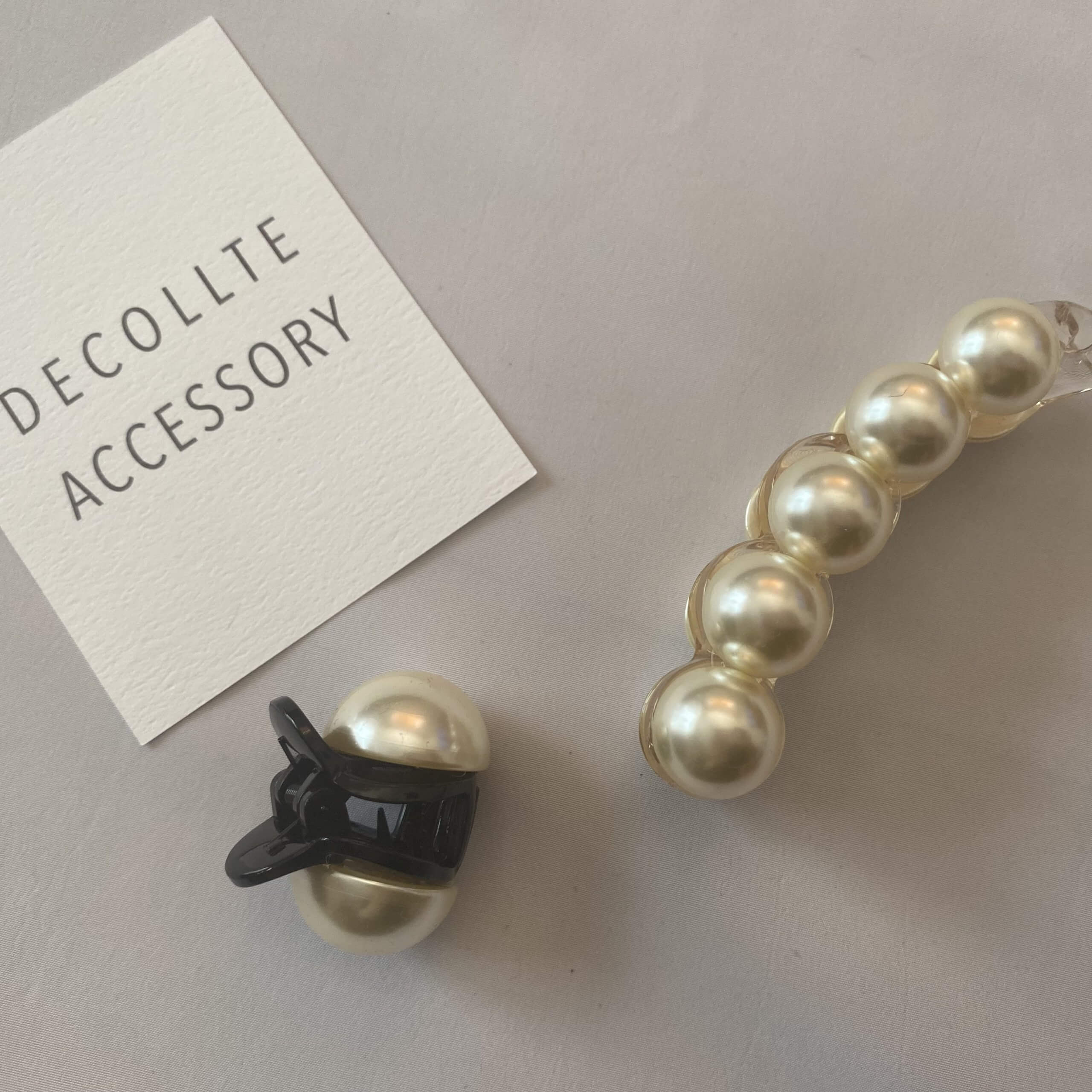 DECOLLTE accessoryのポップアップストアでヘアアクセサリーを購入しま