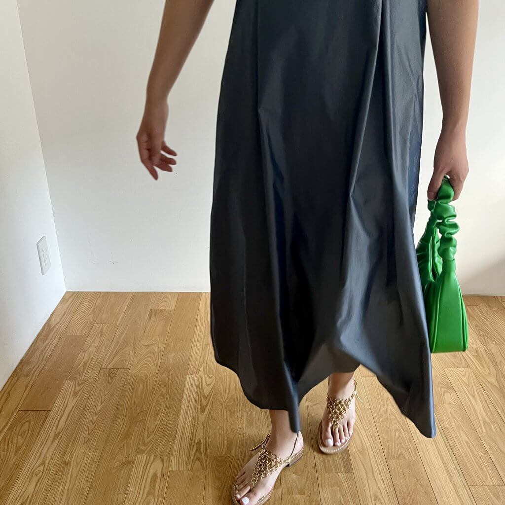 12closet 洗える LEEマルシェ りぼんワンピース サマーワンピース