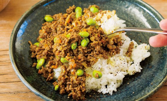 「保育園風ドライカレーのっけ」レシピ／コウケンテツさん