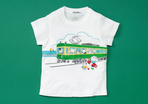 ファミリア×江ノ電】Tシャツ、バッグ…湘南の海を走る江ノ電デザインが 