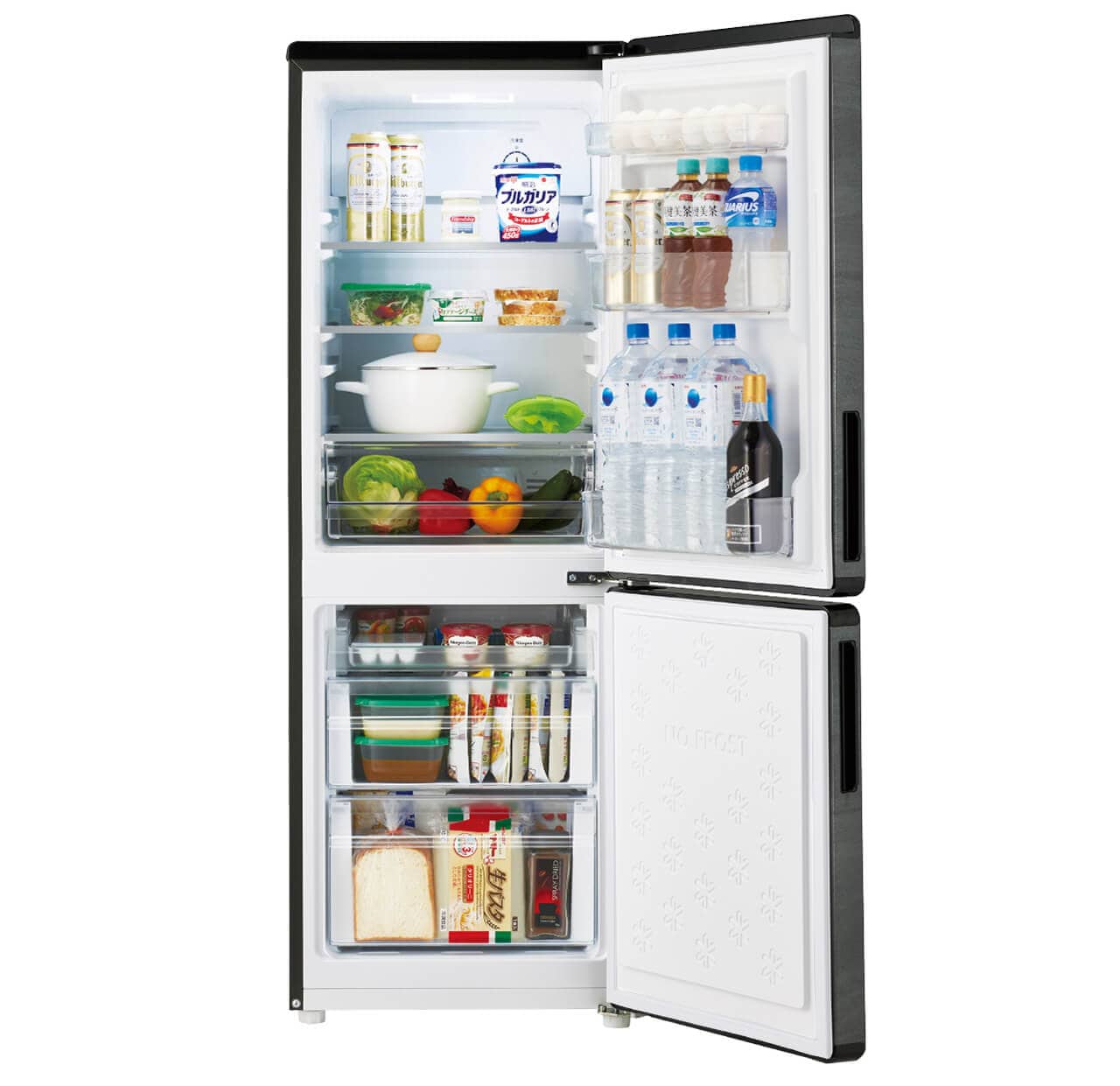 冷凍冷蔵庫JR-NF173C（H）／ハイアール173L　￥55000（編集部調べ）