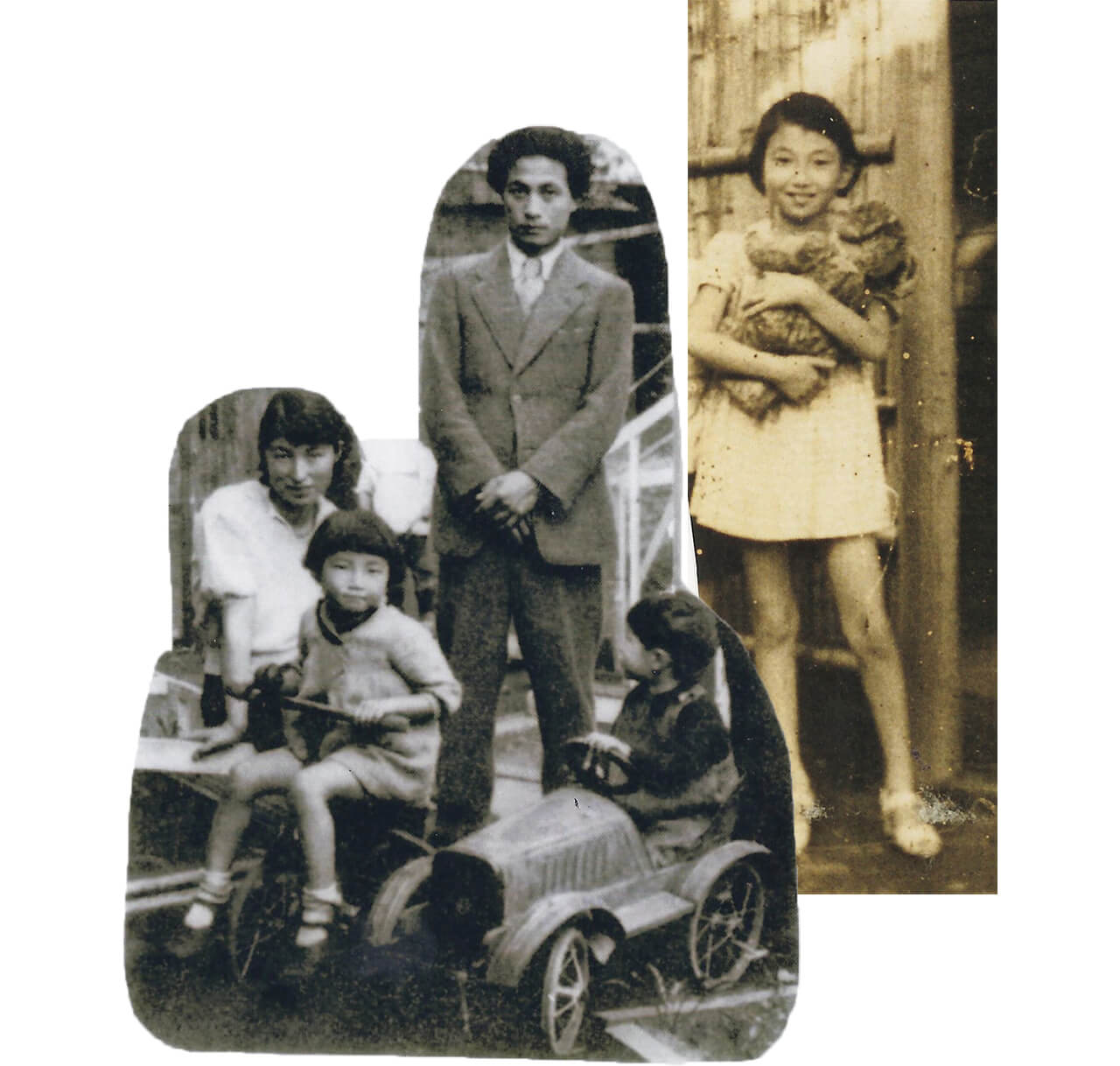 女時代の黒柳徹子さん　家族の写真