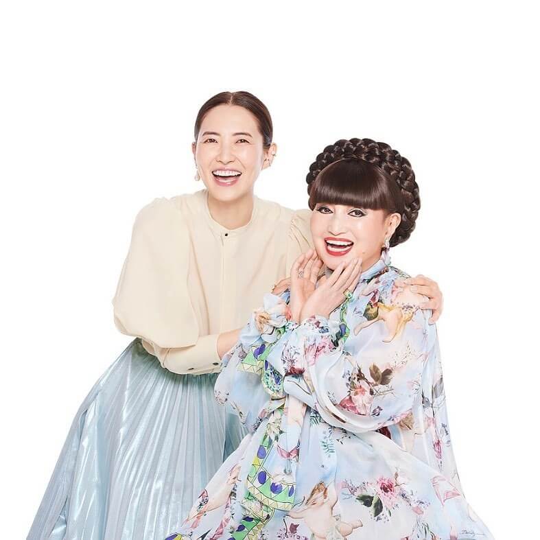 写真：黒柳徹子さんと浜島直子さん