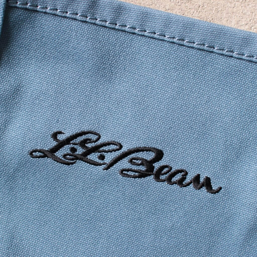 L.L.Bean エルエルビーン　LEE LEE100人隊　100人隊　コラボ　グローサリー　トート　ニュアンスカラー　くすみブルー　くすみカラー　別注