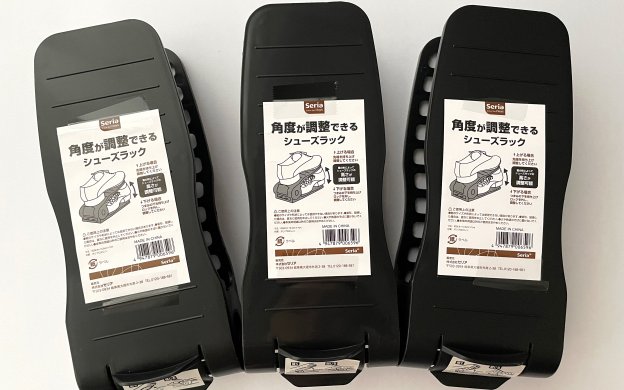 seria セリア　100均　角度が調整できるシューズラック　LEE100人隊　TB　はな　今日のお買い物