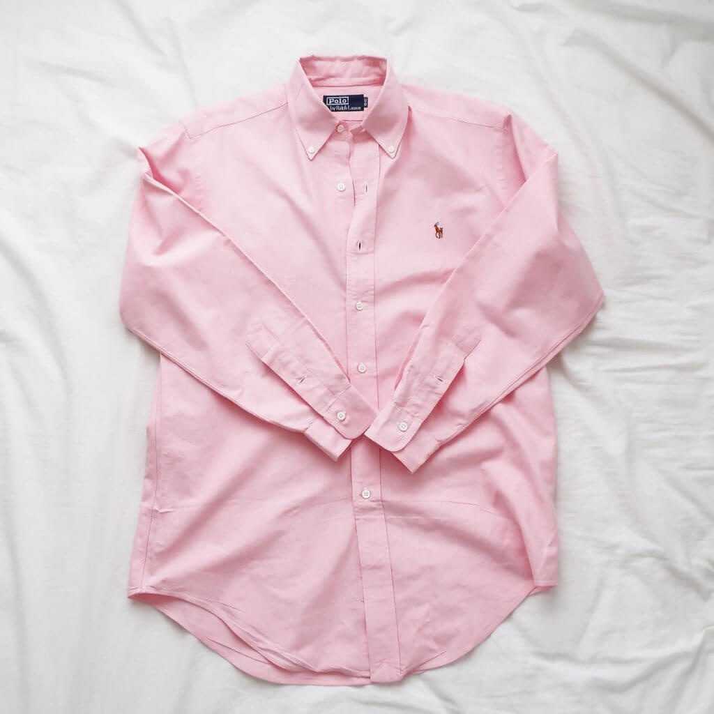 poloラルフローレンのpinkシャツ。 | LEE