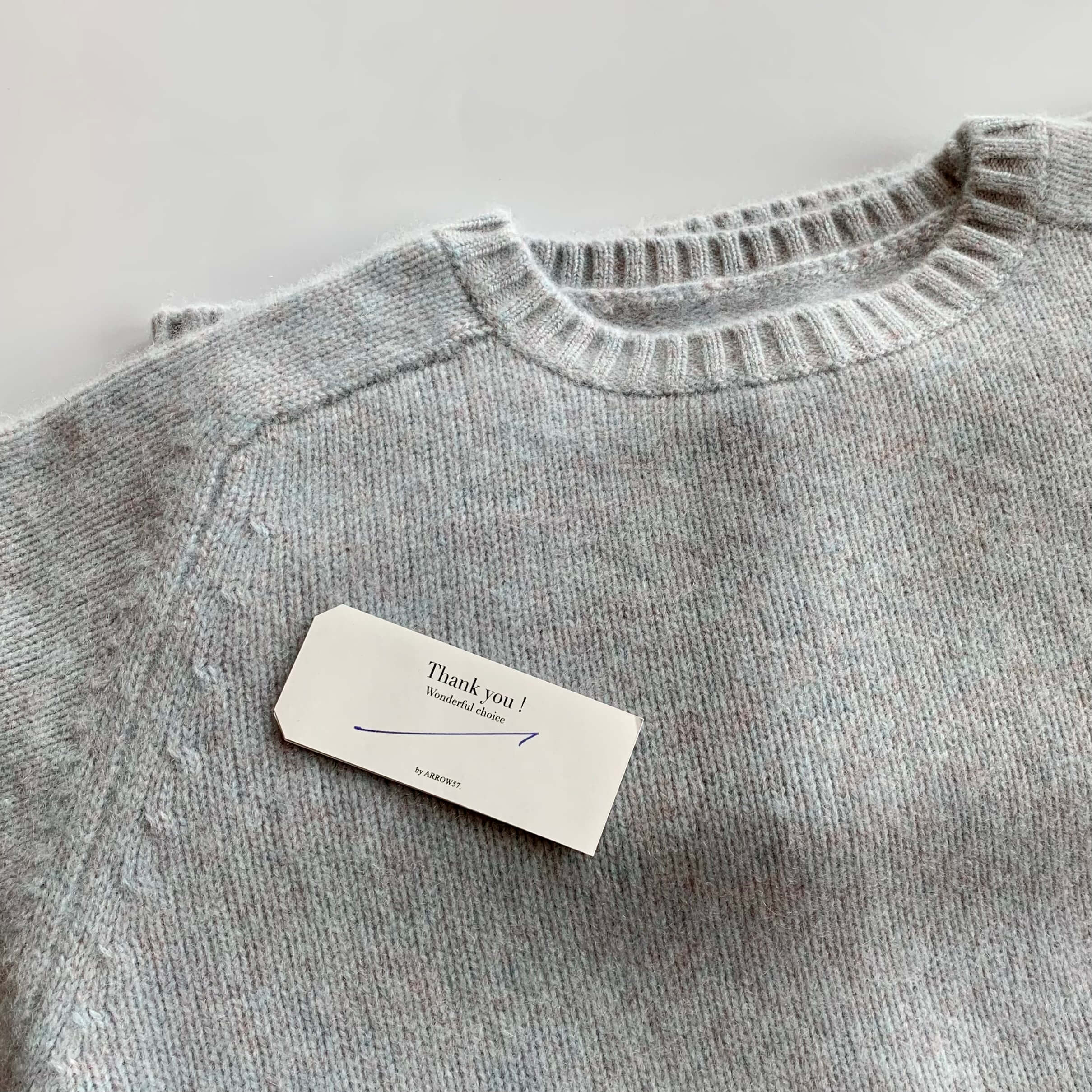 カラーベージュ田中さんのセーター 日本製 L