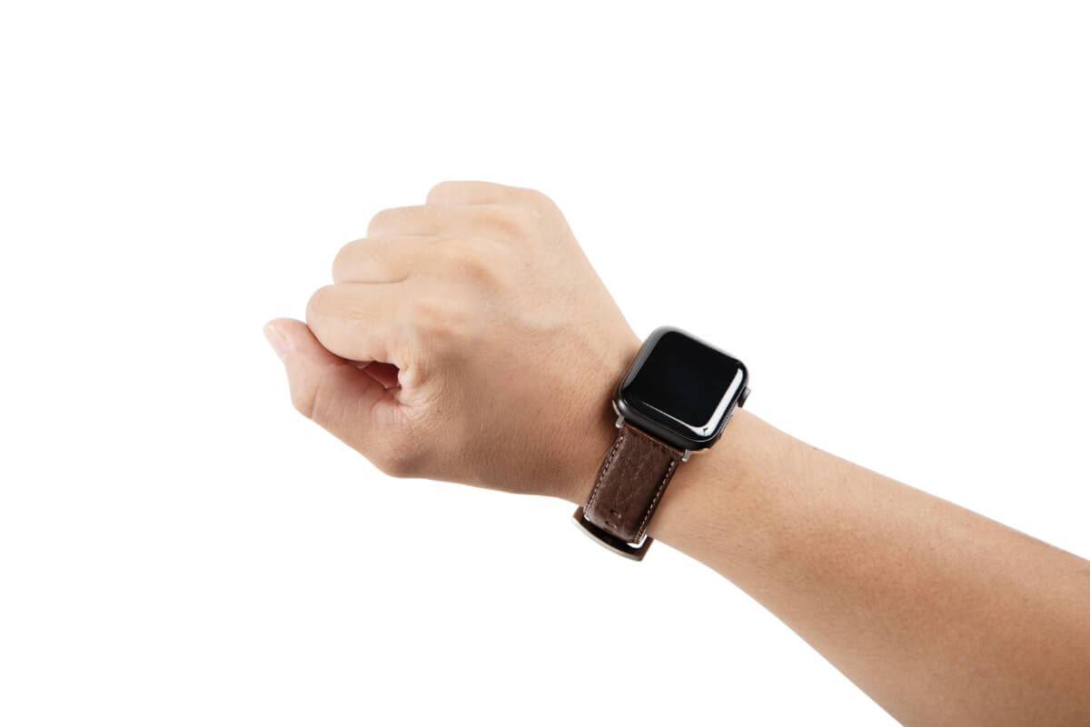 土屋鞄 Apple Watch アップルウォッチ レザーバンド ブラック45 - メンズ