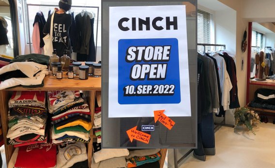 写真：CINCH STOREの店内