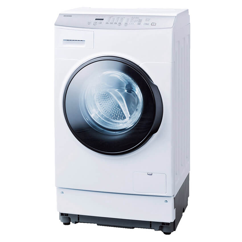 ドラム式洗濯機 FLK832／アイリスオーヤマ（洗濯・脱水：8㎏　乾燥：3㎏）￥135800（編集部調べ）／アイリスオーヤマ
