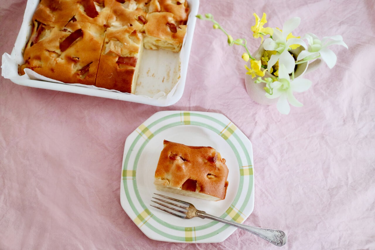 「りんごのバターケーキ」レシピ／「歩粉（ほこ）」磯谷仁美さん