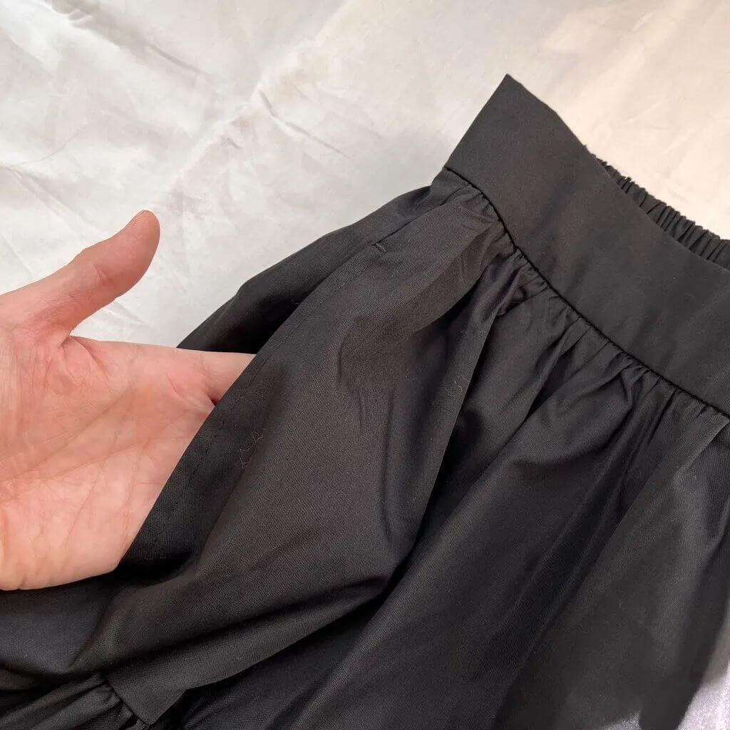 coca 黒のロングスカート ポケット