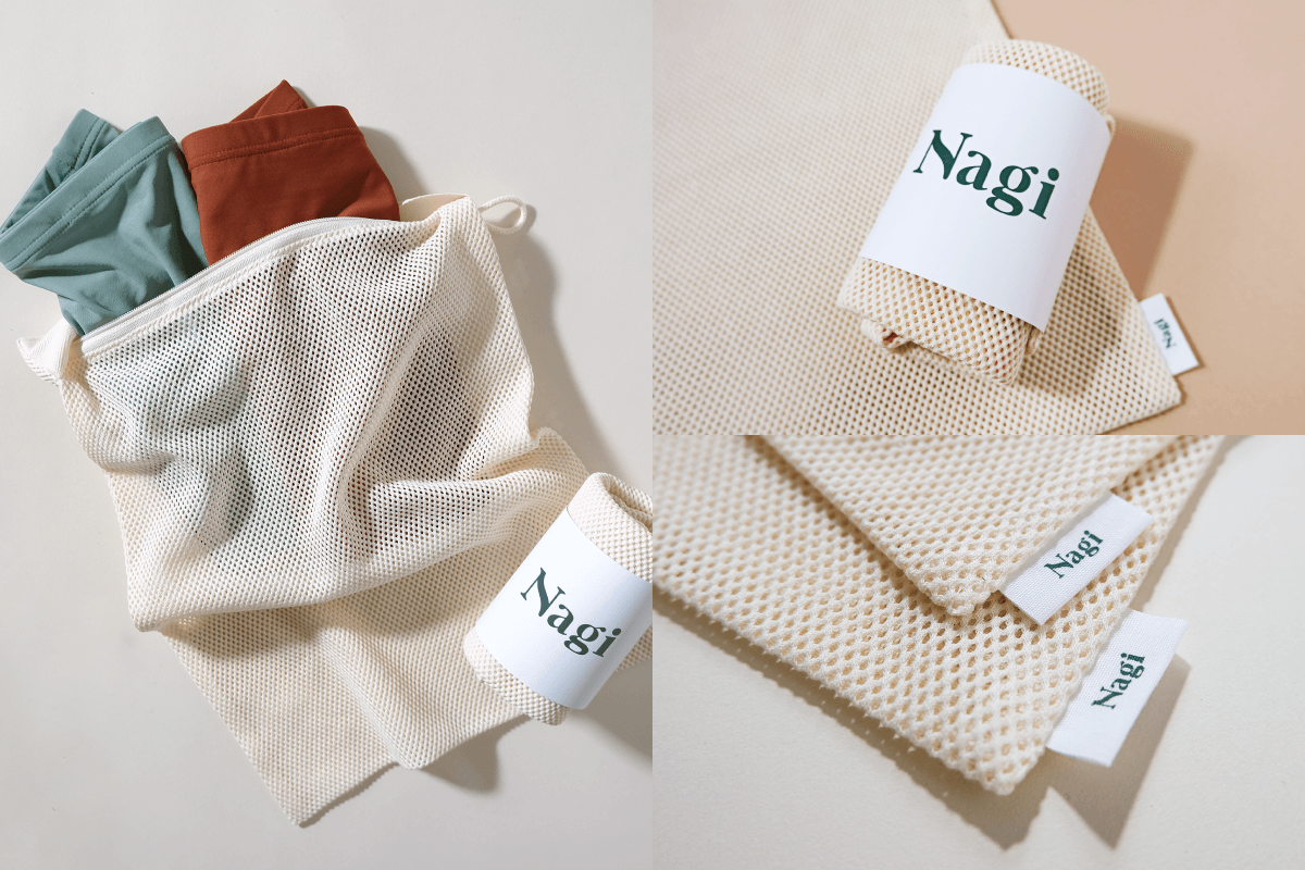 Nagiオリジナルのオーガニックコットン製洗濯ネット