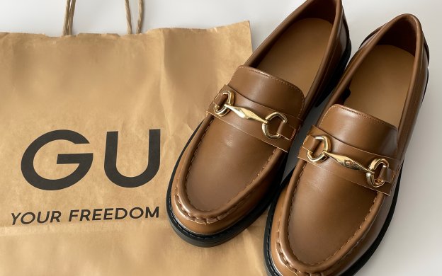 GU　ビットローファー　LEE100人隊　TB　はな　今日のお買い物　BROWN