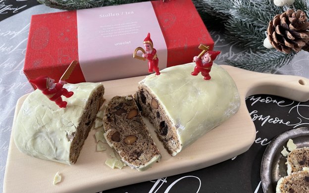 ユヌクレ　uneclef シュトーレン　シュトレン　tea お取り寄せ　カブリ買い　森の小人　