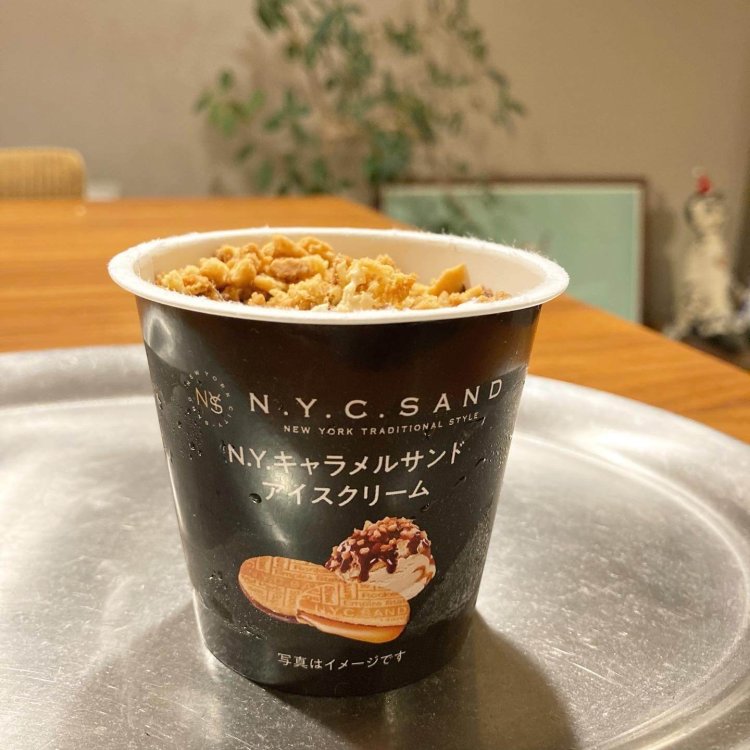 N.Y.キャラメルサンド　N.Y.C.SAND ニューヨークキャラメルサンドアイスクリーム