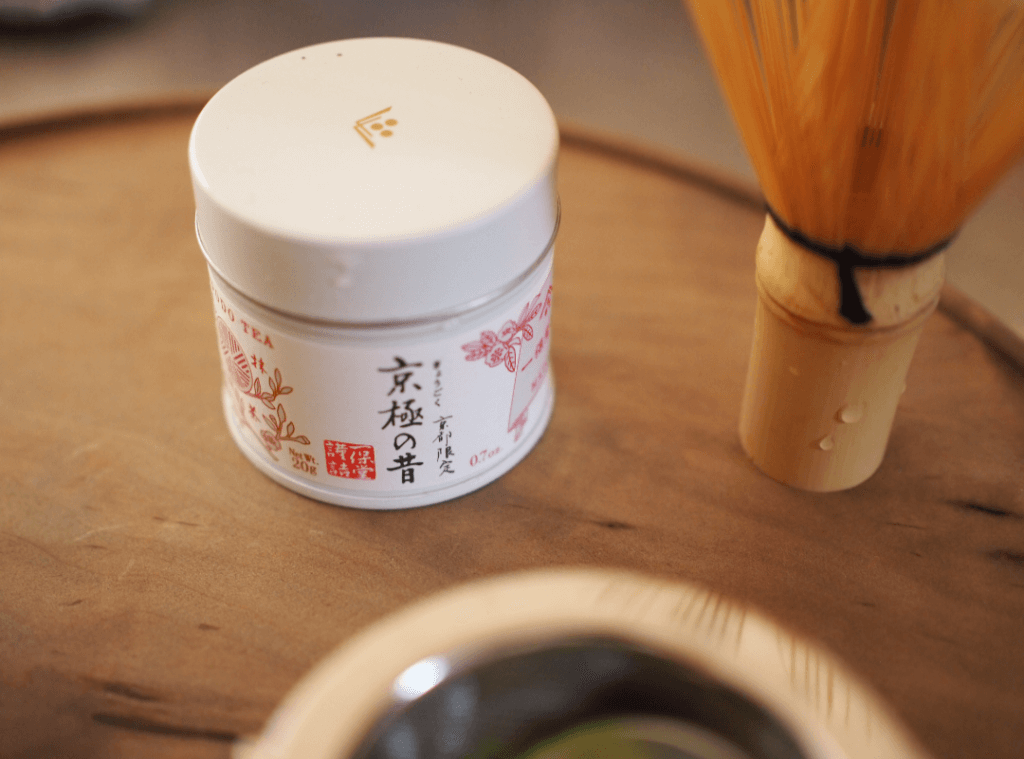写真一保堂茶舗のお抹茶、京極の昔