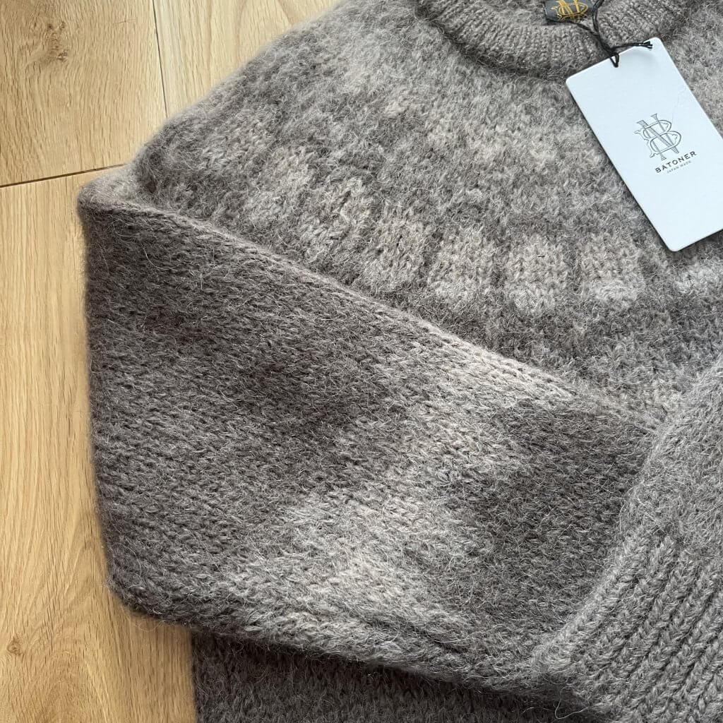 バトナーニット Women MOHAIR NORDIC CREW NECK