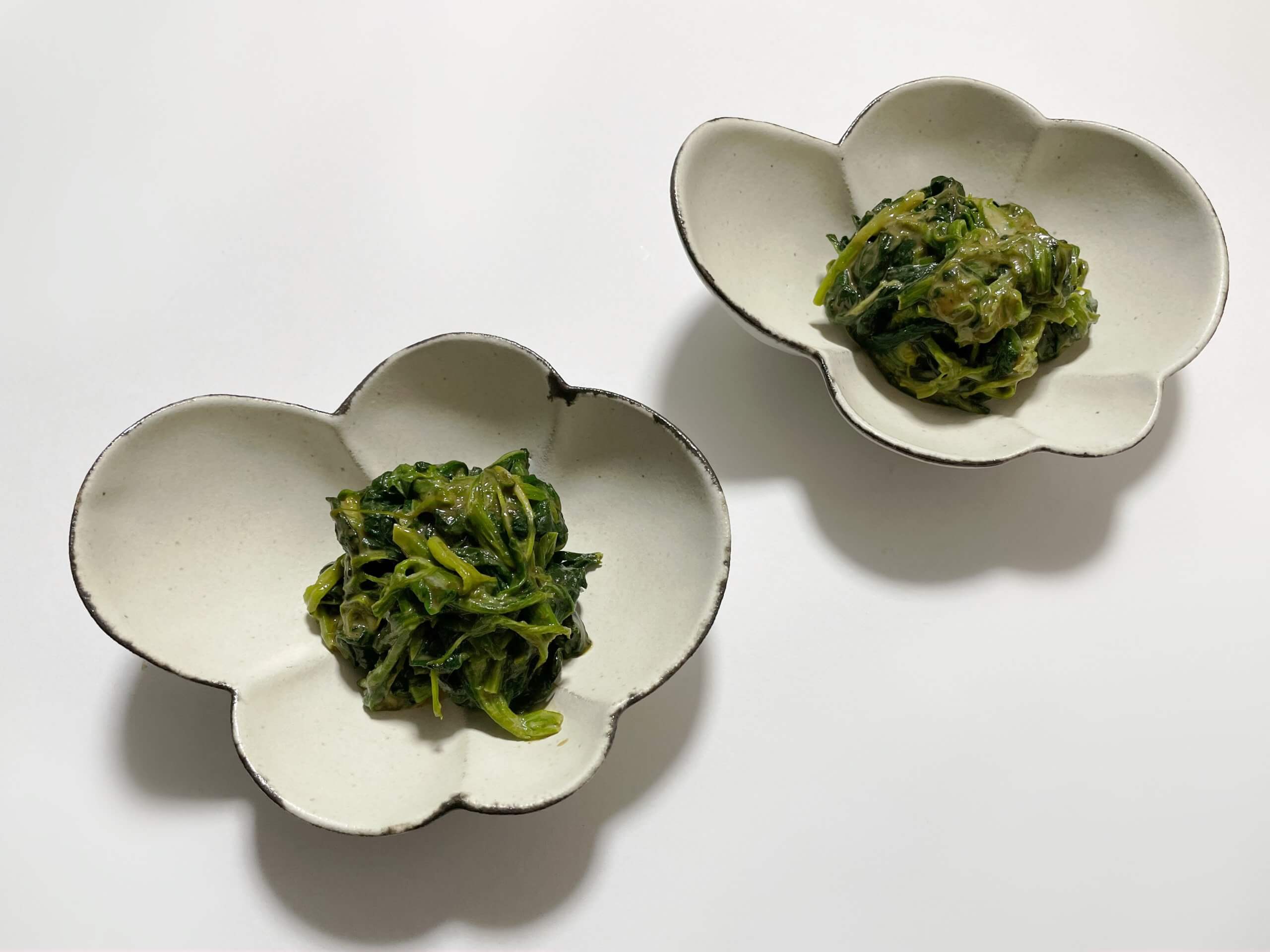 栗原はるみ ほうれん草のごま和え 作ってみましたおいしいLEEレシピ LEE100人隊 TB はな 料理部