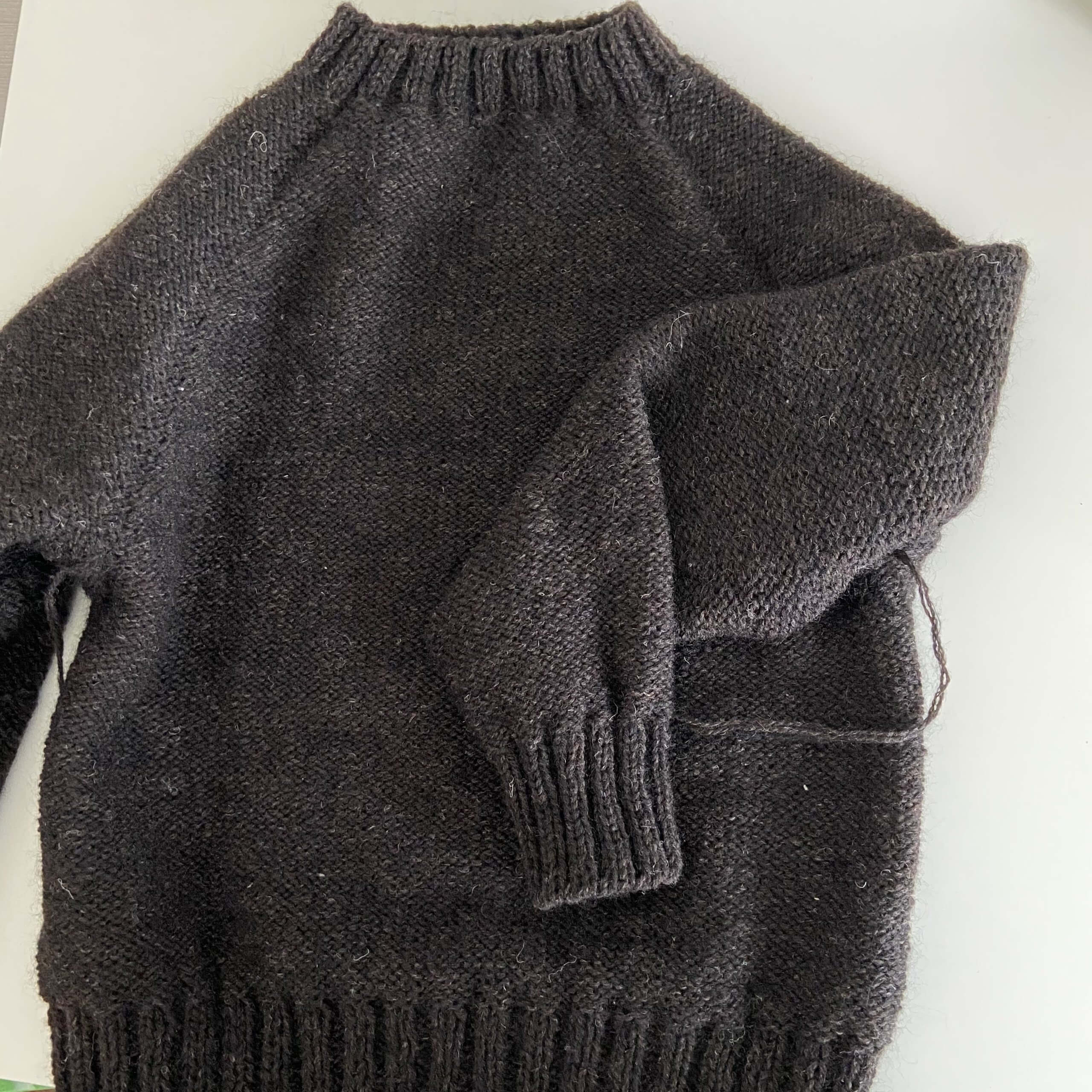 LEE100人隊zumekoさんが作った『働くセーター』の裏面