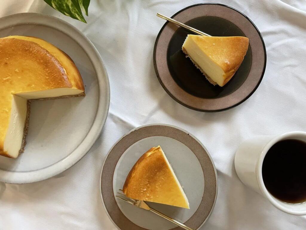 写真：栗原はるみさんの『“失敗しない”ベイクドチーズケーキ』　完成