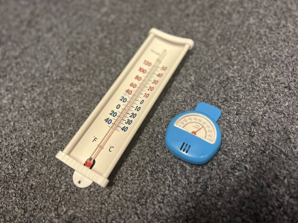 温度計　湿度計