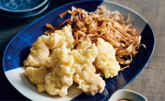 「とり天とごぼから」レシピ／きじまりゅうたさん