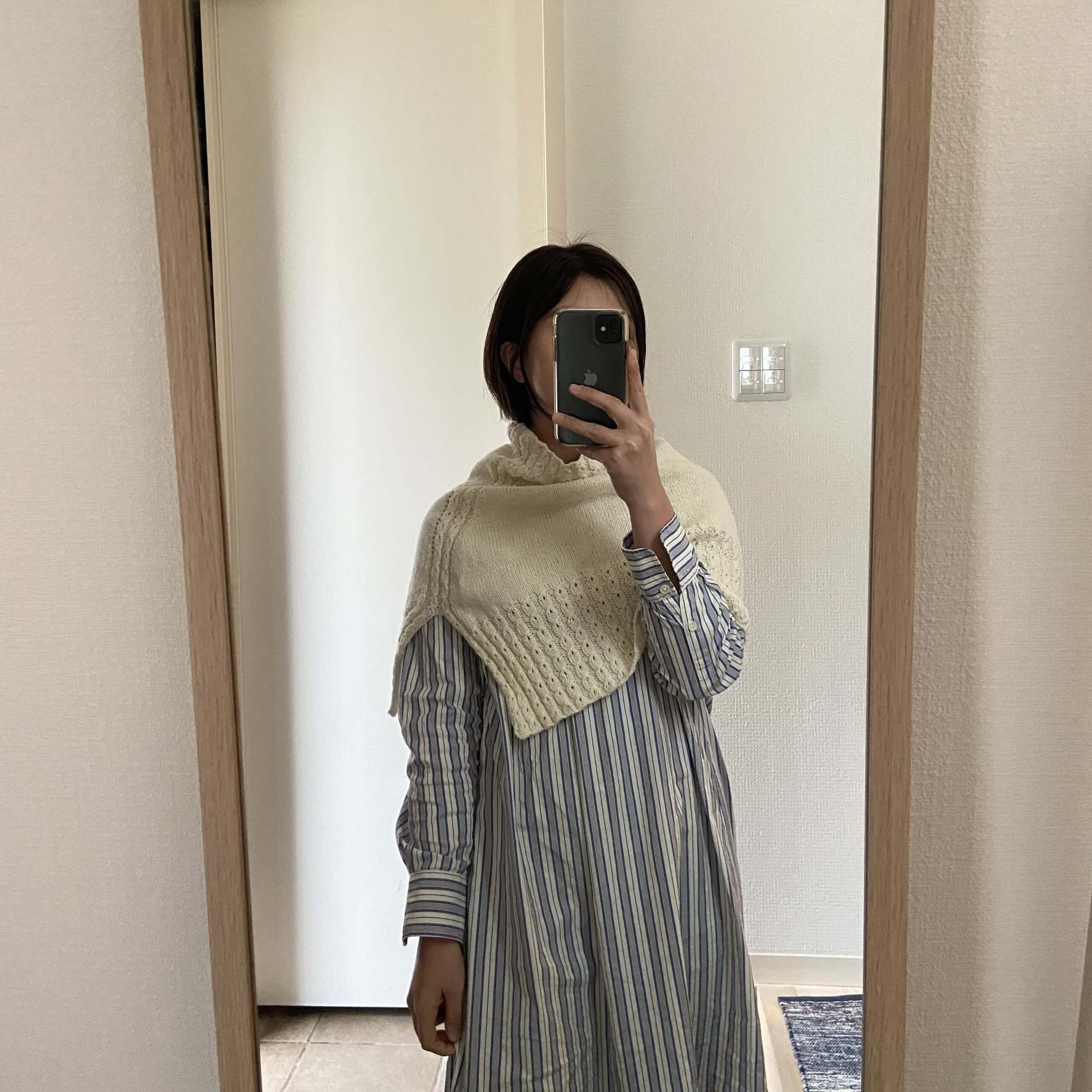 LEE100人隊zumekoさんが作った『snowflake poncho』コーデ