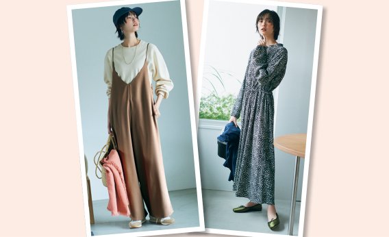 【12closetのワンピ＆サロペット】春から夏まで長く使える新作が登場！