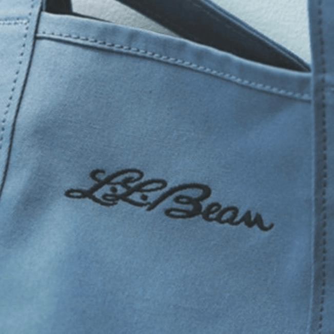 写真：L.L.Bean 【LEE別注】100人隊コラボグローサリー・トートのロゴ部分